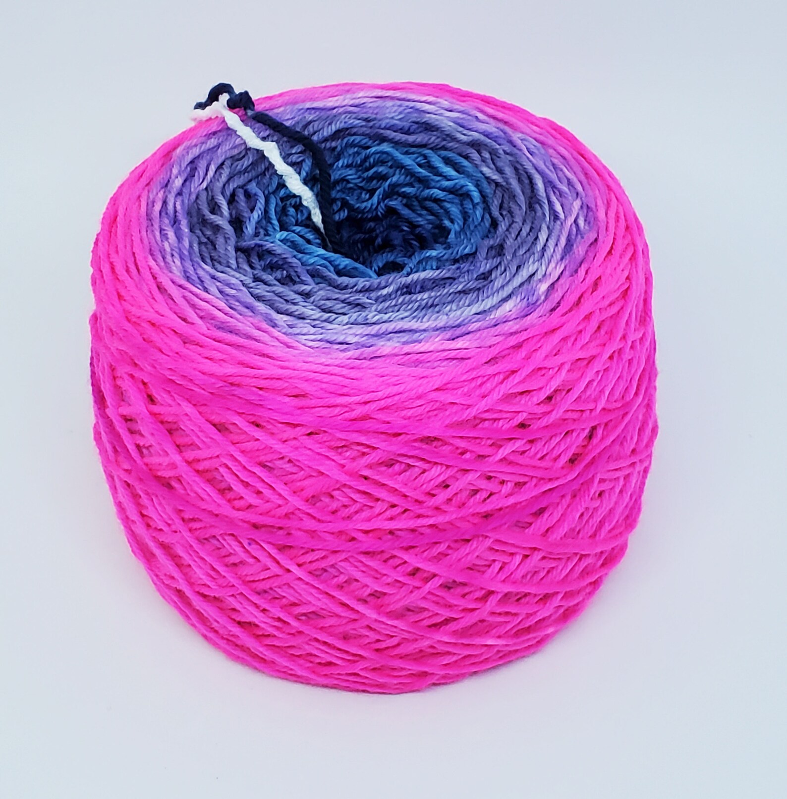 Gradient Yarn Cake DK Weight Hand Dyed Superwash Merino Wool Etsy