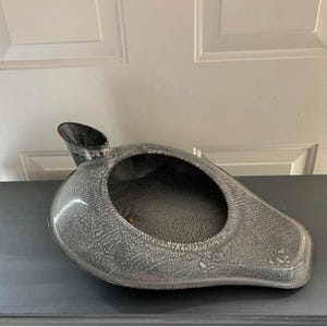 Antique Graniteware Bedpan with Urinal