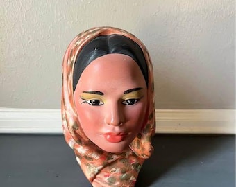 MARWAL マーワル社　1966 マタドール　胸像　レア　ヴィンテージ Marwal Vintage Head Figurine Ceramic Bust Woman 1960s Retro Mid