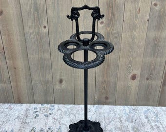 https www.etsy.com listing 490101889 vintage-cast-iron-patio-umbrella-stand Sungmor Cast Iron Freestanding Umbrella Stand with Detachable Drip Tray Cast Iron Umbrella Stand -