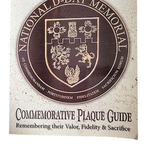 National D-Day Memorial Commemorative Plaque Guide