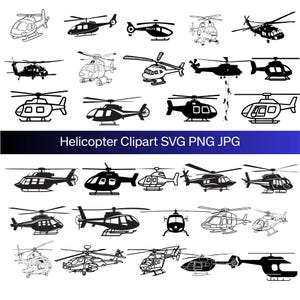 Helicopter Svg, Helicopter Svg File, Helicopter Clipart, Helicopter Vector, Helicopter Cut File, Army Helicopter Svg, Helicopters Vector