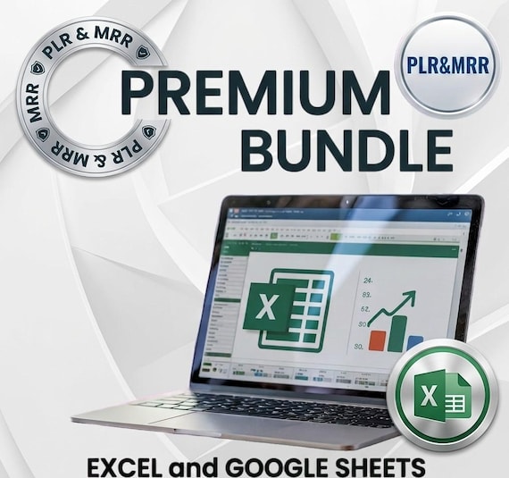 2500+ Excel & Google Sheets Template Bundle with  | Ultimate Business Finance Productivity Accounting Dashboard Mega Pack Resell Rights