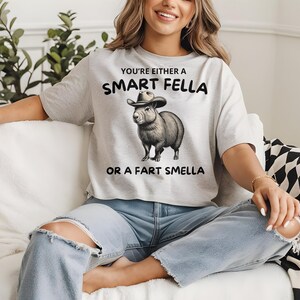 Retro Smart Fella Capybara 90s, Shirt Vintage 90s, Shirt Washed, Shirt Vintage Distressed Shirt Funny Gift Funny Capybara Vintage Meme Humor