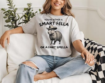Retro Smart Fella Capybara 90s, Shirt Vintage 90s, Shirt Washed, Shirt Vintage Distressed Shirt Funny Gift Funny Capybara Vintage Meme Humor