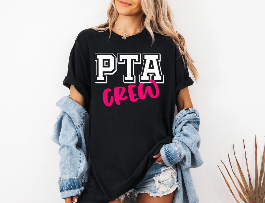 PTA Crew Shirts, Parent Teacher Organization Association Shirt, School ...