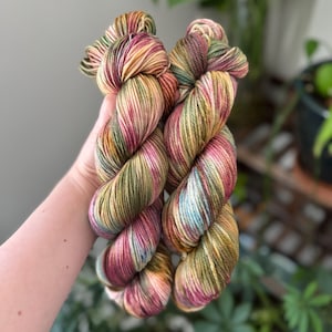 Botanic Prose - Hand Dyed Yarn/DK, Worsted, Bulky, Sport Weight