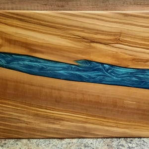 Charcuterie Board, Olive Wood and Resin Board, Serving Tray, Cheese Board