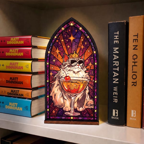Princess Donut Approved Book Nook, Dungeon Crawler Carl Merch, Fantasy Book shelf Decor, Desperado Club Shelf Insert, Gamer Book Lover Gift