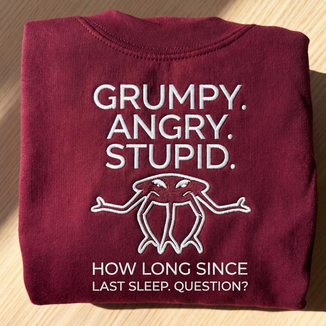 Grumpy Rocky Quote Embroidered Shirt Project Hail Mary Sci Fi Book ...