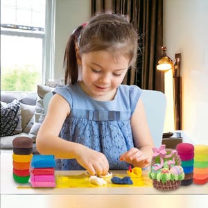 36 Colors Air Dry Clay Kit with Sculpting Tools – Soft Foam Modeling Clay for Kids and Adults, No-Bake DIY Craft Clay Set, Creative Art Gift