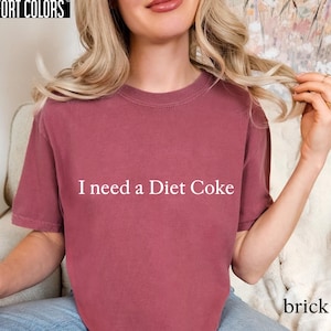Comfort Colors Diet Coke T-Shirt: Trendy Soda Lover Tee