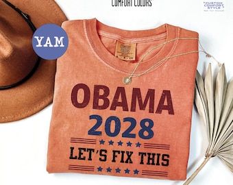 Obama 2028 Comfort Colors Shirt: Political Activism Tee