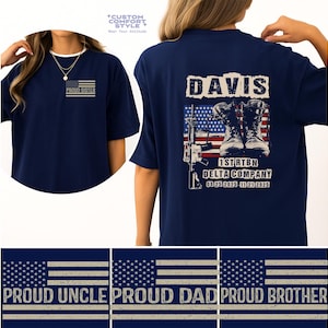 Marine Boot Camp Graduation Shirt: Custom Name Proud Family Tee