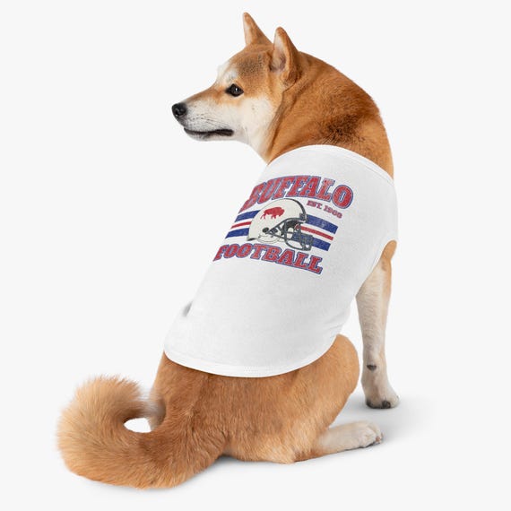 Buffalo Bills NFL Season Pet Tank Top Football Fan Apparel, Dog