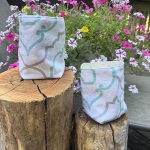 Handmade fabric baskets (2 pack)