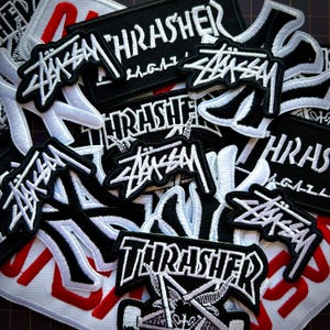 Brand Iron-On Patches - Branded Iron-On Patches, Embroidered Patches Iron or Sew For Jacket, Shirt, Bag, Hat, Jeans, Cloth