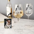 Custom Etched Photo Wine Glass: Personalized Portrait Gift