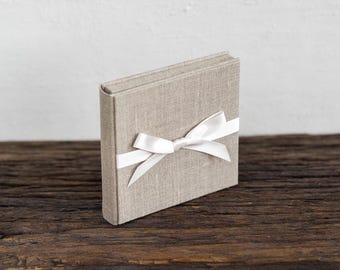 Cloth USB Box with Satin Ribbon – Magnetic Closure, Photography Packaging