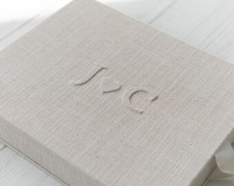 Embossed initials - embossed letters - personalised letters