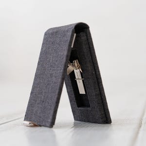 Leinen USB Tasche für Fotografen, USB Verpackung, USB Box