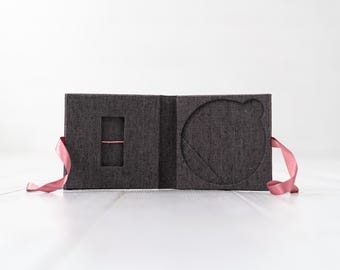 USB / DVD folio case - Dvd/Usb Packaging - Dvd/Usb Box - Wedding Photography Packaging