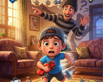 Who is The Thief ?!A mischievous wish, a serious talk, and a hilarious misunderstanding_bedtime story
