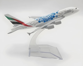 Fly Emirates UAE Expo Blue A380 model (1:400)