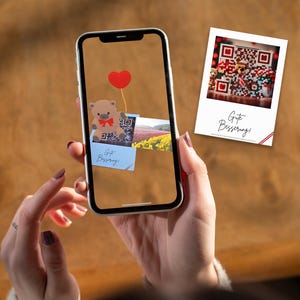 Carte de rétablissement 3D – réalité augmentée sans application | Scannez simplement avec votre téléphone portable | AR-tifacts