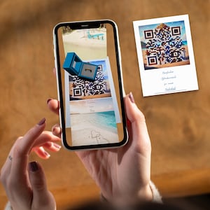 3D Hochzeit Grußkarte  – Augmented Reality ohne App | Einfach mit dem Handy scannen | AR-tifacts