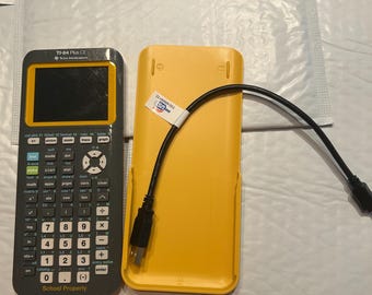 Texas Instruments TI-84 Plus CE Gray Graphing Calculator Tested W Case Cable