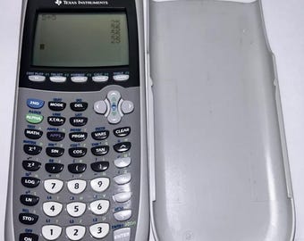 Texas Instrument TI 84 Plus Silver Edition Graphing Calculator W Cover Tested