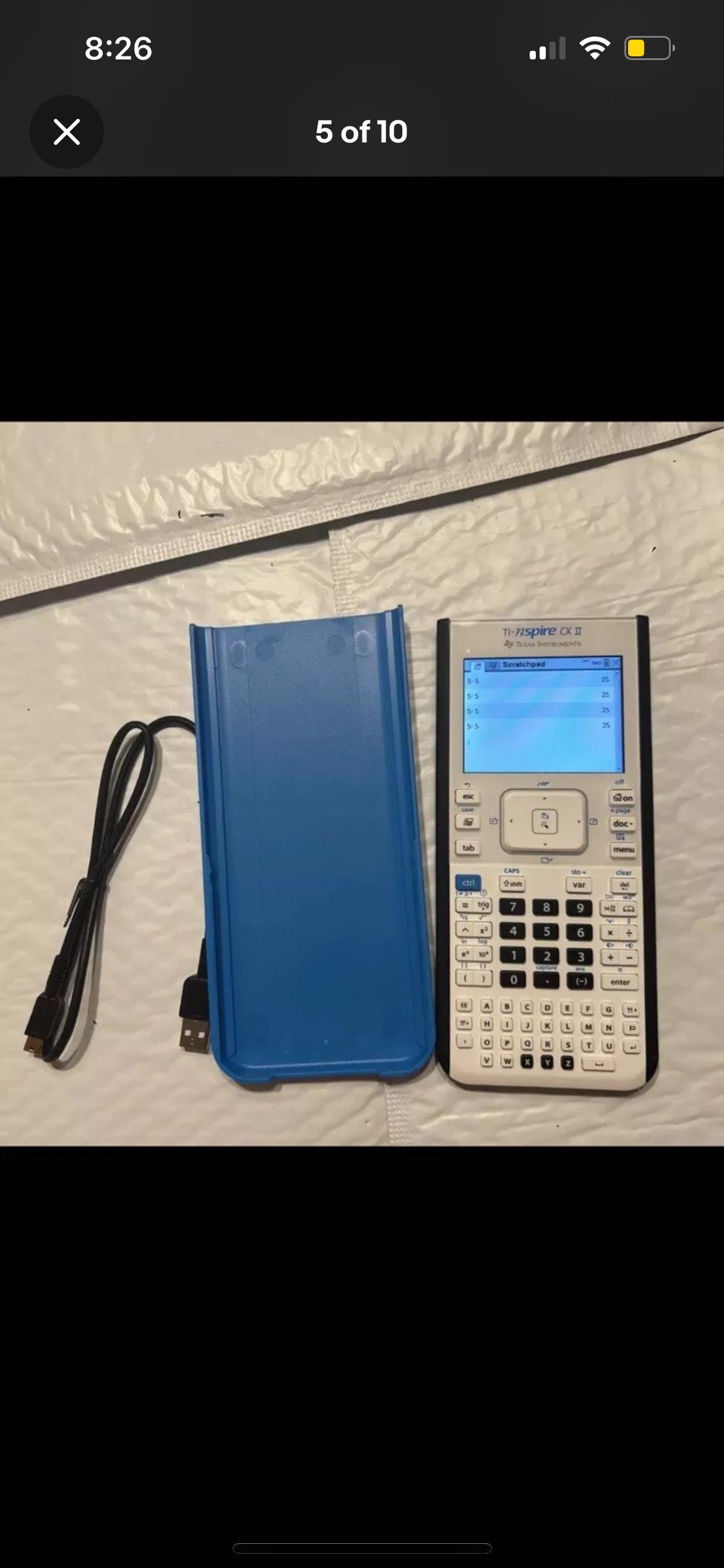 Texas Instruments TI Nspire CX Ii Cas グラフ電卓 カバーのみ Texas Instruments TI Nspire CX Ii Cas グラフ電卓 カバーのみ