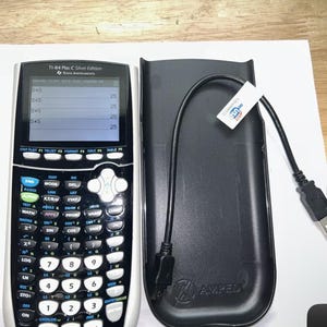 Texas Instrument TI 84 Plus Schwarz C Grafiktaschenrechner, Hülle getestet
