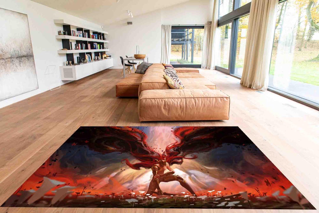 Elden Ring Rug, Malenia Rug, Blade of Miquella Rug, Teen Room Rug ...