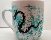 Distressed Dragon Mug