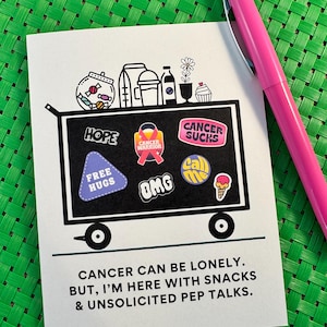 Lustige Krebs Karte, Chemo Karte, Support Chemo, Chemotherapie Geschenk, Chemo Humor, Cancer Krieger, Krebs Kämpfer, Chemo Unterstützung