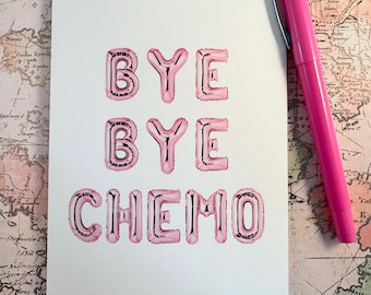 Chemotherapy Card, Cancer Survivor Card, Cancer Support Card, Last Day of Chemo, Funny Chemo Card, End of Chemo, Breast Cancer Card