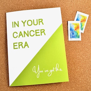 En tu era contra el cáncer, Tarjeta de apoyo contra el cáncer, Tarjeta de linfoma no Hodgkin, Tarjeta de apoyo contra el cáncer, Tarjeta de ánimo