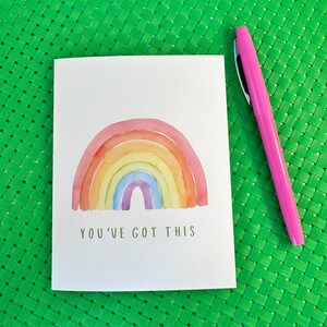 You've Got This-kaart, steunkaart, regenboogkaart, kaart verzorger, kaart kanker, kankerdiagnose, aanmoedigingskaart, LGBTQIA+-kaart