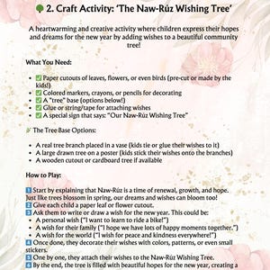 Celebrating Naw-rúz – Printable Activity Kit | 9 Games, Crafts ...