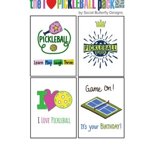 Pickle Ball Notecards. I Love Pickleball Cards. Gifts for Pickleball Lovers. Pickleball Cards. I Love Pickle Ball. Pickleball Gift.