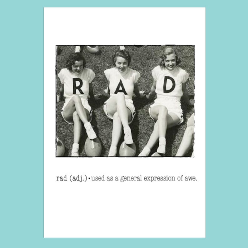 Kitschy Quotes for Women Greeting Cards. Girlfriend Note Cards. Gifts for Women. Fun Sayings