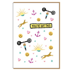 Tienes esta tarjeta. Tarjeta de estímulo. Sea tarjeta fuerte. Tarjeta de amistad. Puedes hacer esta tarjeta. Tarjeta de buenos deseos.