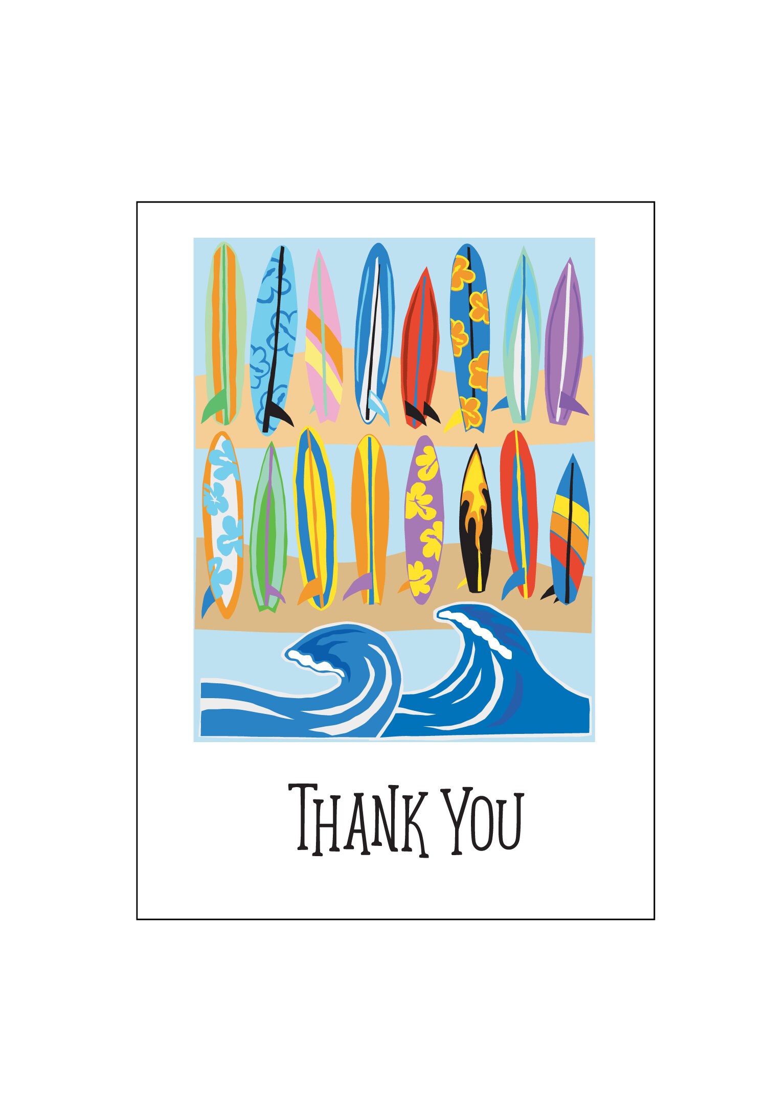 Beach Note Cards. Blank Beach Cards. Beach Greeting Cards. Beach ...