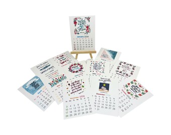 2024 Desk Calendar / Bible Verses - Etsy