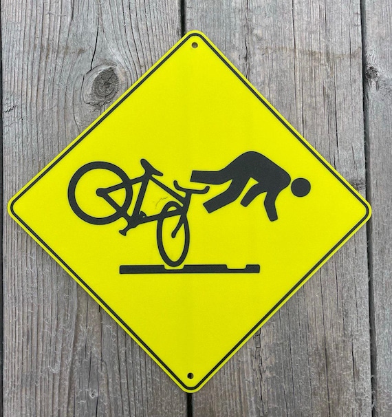 Bike Hazard Sign