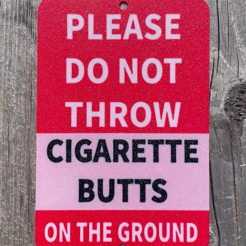 Please Do Not Throw Signs - Etsy