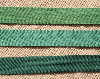 Twill Tape Vintage Cotton Trim, Choose Your Color