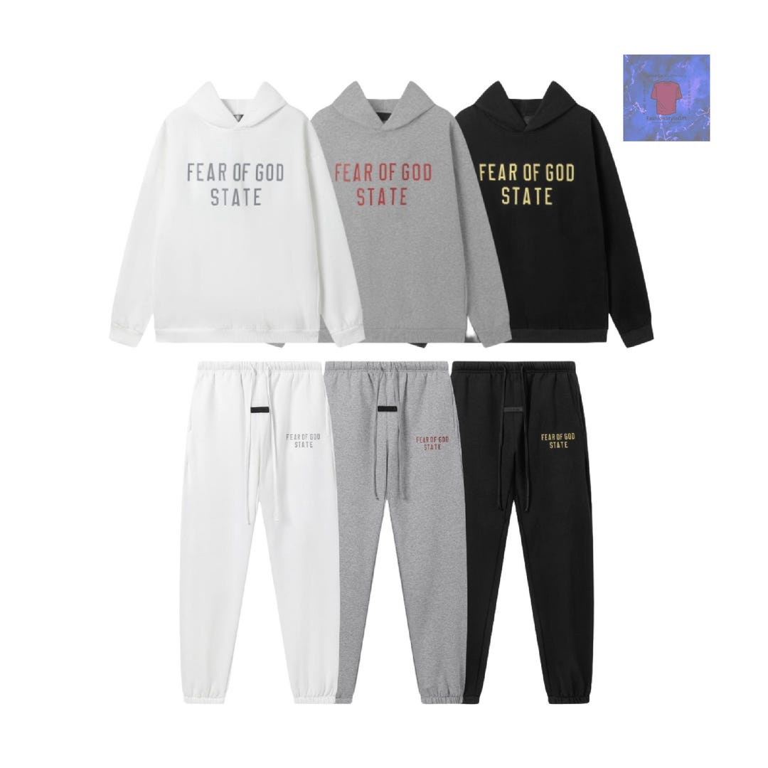 Cotton Loungewear Set: Unisex Hoodie and Joggers Streetwear